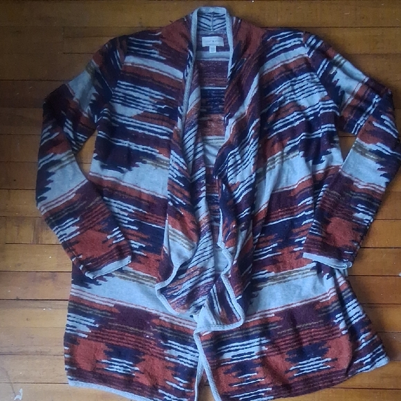 Lucky Brand Size L Aztec Cardigan - Picture 1 of 13